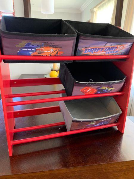 Kids toy rack