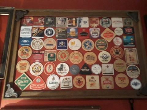 Variety of Coasters Framed