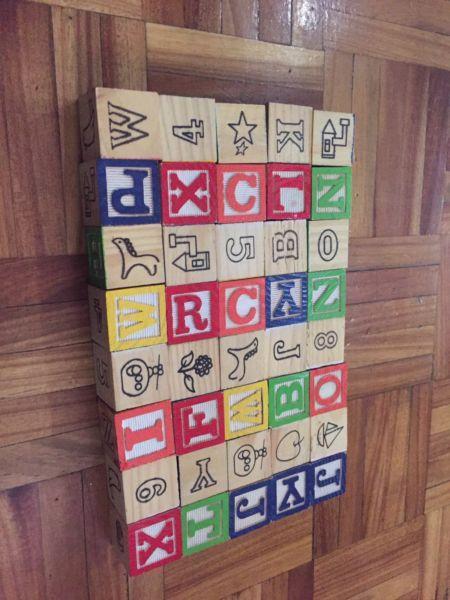 40 letter blocks