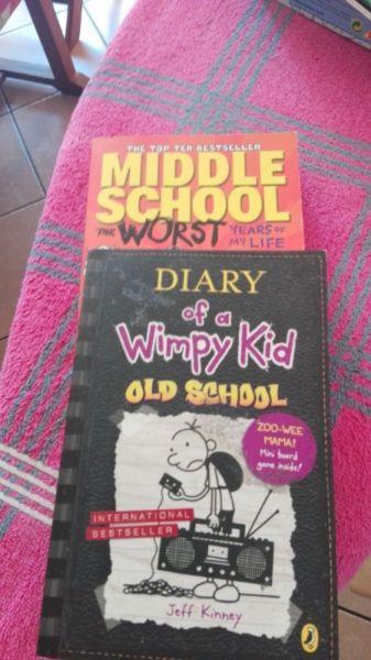 Diary of wimpy kid + middle school=excellent condition