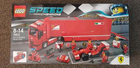 Lego F14 T and Scuderia Ferrari Truck