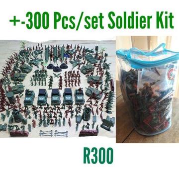 + 300 Pcs/set Soldier Kit