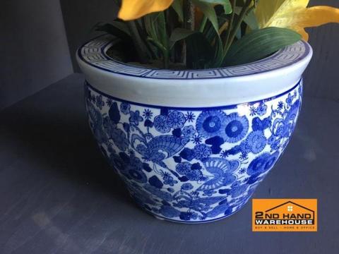 Blue ming Butterfly Vase