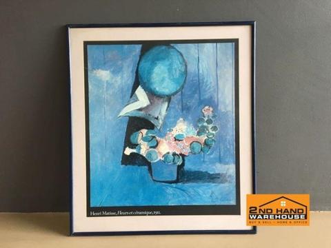 Henri Matisse - fleurs et ceramique Framed Wall Painting