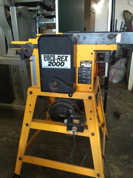 emco rex 200 thickness planer
