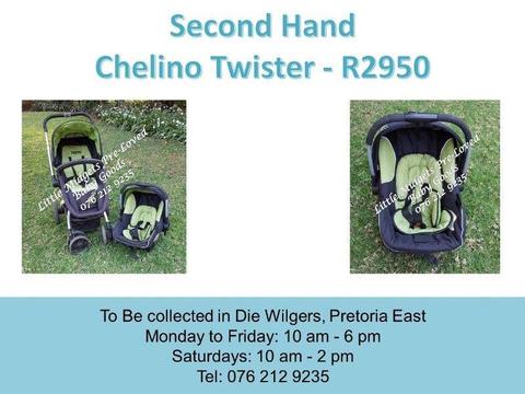 Second Hand Chelino Twister - Green and Black