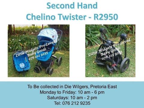 Second Hand Chelino Twister - Blue and White