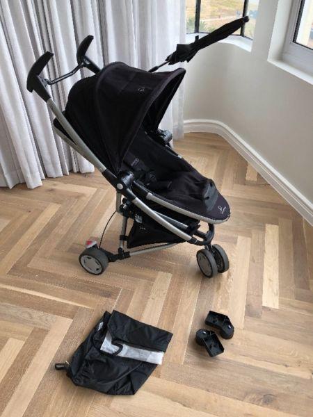 Quinny Xtra Zapp 2, Incl. new Baby Adapter, basket , new Raincover, Quinny check up 2018