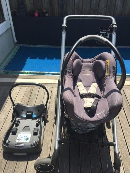 Bebeconfort Elea pram and car seat