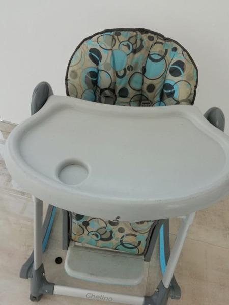 Baby feeding chair 2 levels and rocker Chelino