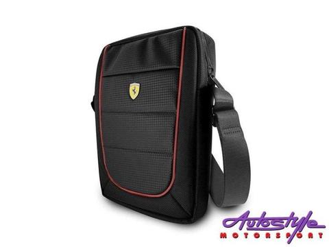 Ferrari Scuderia 10 inchTablet Bag black HIGH QUALITY DESIGN ANDADJUSTABLE SHOULDER STRAP -OPTIMAL