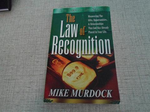The Law Of Recognition - Mike Murdock for sale