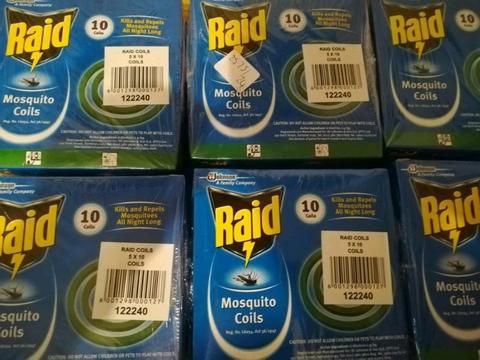Raid mosquito coils