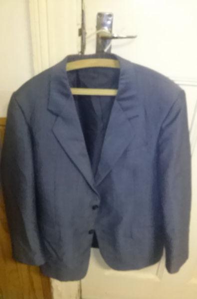 Men's Blue-Grey Formal Jacket