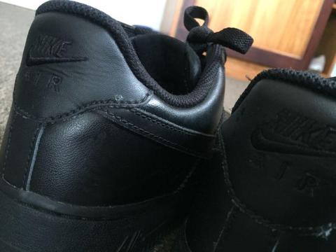 All-Black Nike Air Forces
