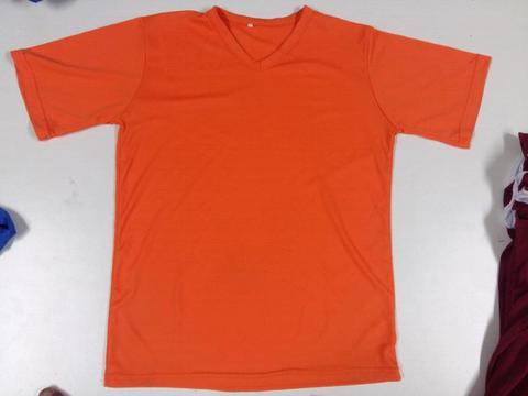 V neck Polyester T shirt R25.00