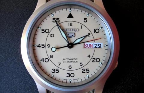 Seiko 5 Military Automatic Nylon Strap SNK803K2 Men's Watch - New