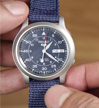 Seiko 5 Military Automatic Nylon Strap SNK807K2 Men's Watch