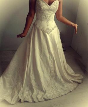 Crystal Beaded Wedding Dress