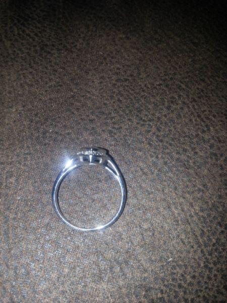 Size S Topaz dress ring for sale