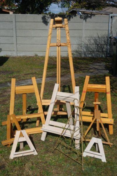 Artist painting and display easels