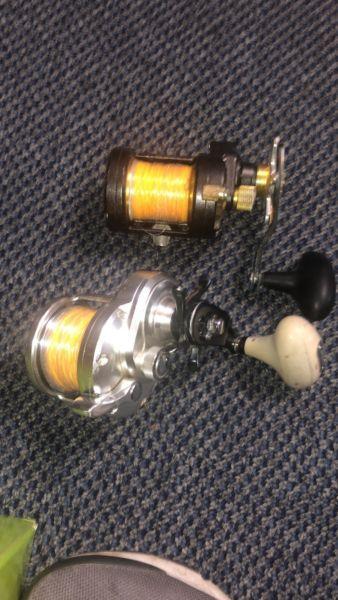 I have 2 Fishing reels for sale