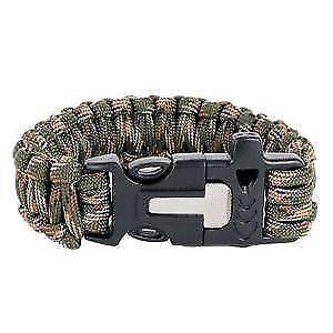 SURVIVAL BRACELET PARACORD - VARIOUS TYPES IN STOCK