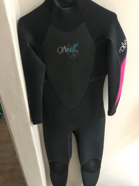 O'neill Women's D-Lux 4/3mm Wetsuit For Sale - Size 12