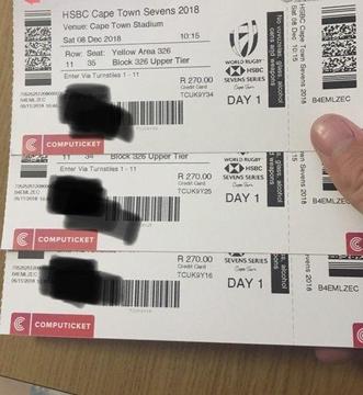 Cape town 7's Tickets R270