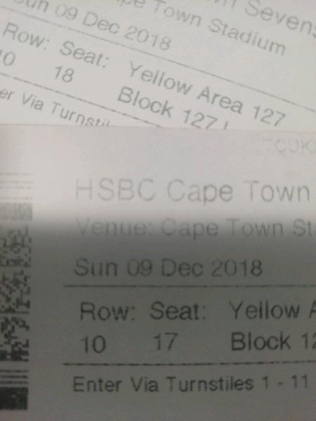 RUGBY SEVEN TICKETS