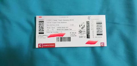 7s Rugby Ticket