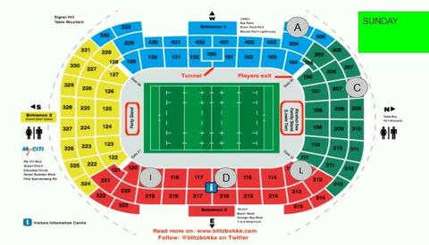 3 Cape Town Sevens Tickets