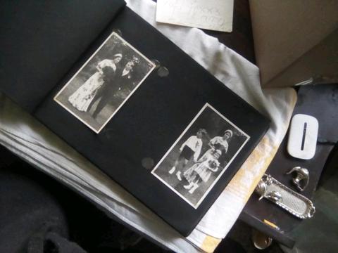 Two antique photo albums for sale