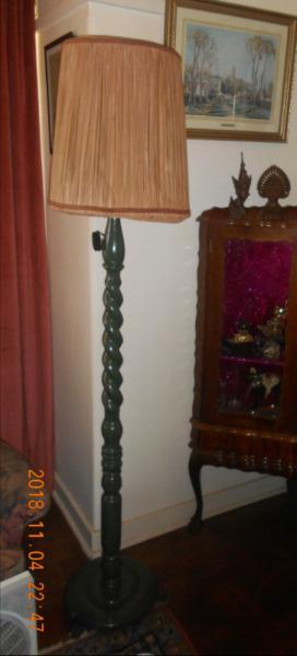 Antique Barley Twist Standing Lamp