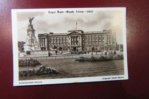 VINTAGE POST CARD - ROYAL VISIT - SOUTH AFRICA 1947 - CARD 3 - AS PER SCAN