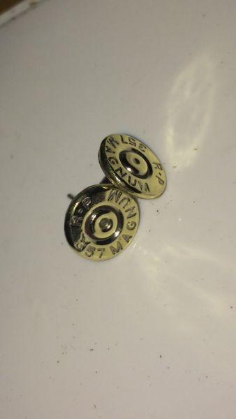 357 Magnum Bullet Earrings