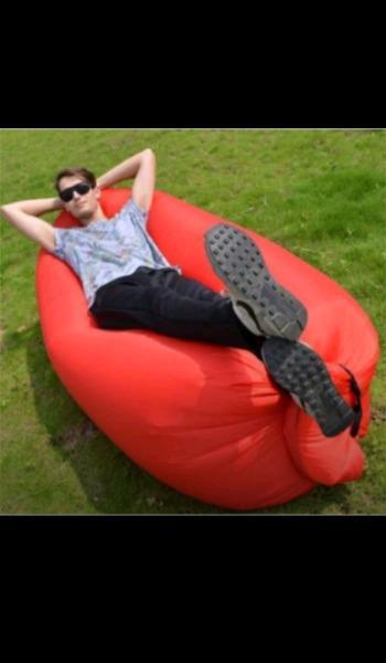 New Available Inflatable Sofa Couch in Black