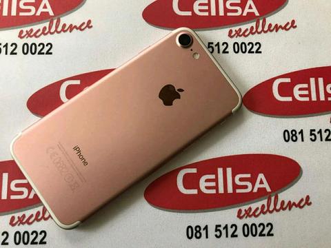 IPhone 7 Rose Gold 128g Pre Owned - CellSA Original