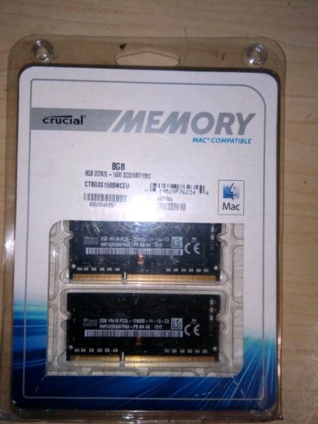 Crucial memory 8gb ddr3l-sodimm mac