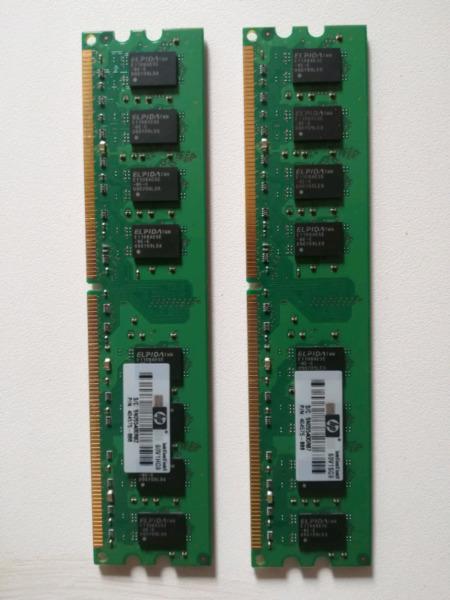 2x2GB DDR2 RAM