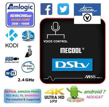 2018 Android 7.1.2 TV Box, MeCool M8S, 2GB Ram, 16GB Rom - V-Stream South Africa - DB