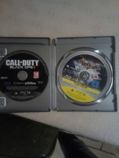 Batman and COD (PS3 games)