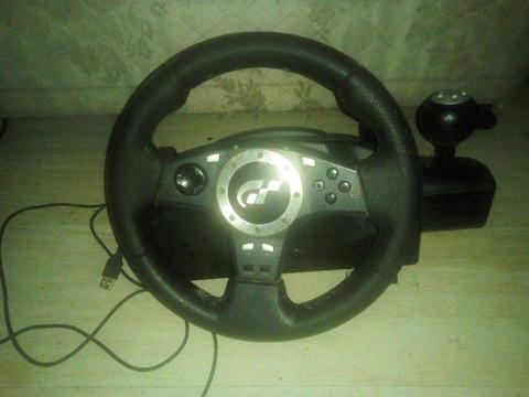 PS3 gaming steering wheel
