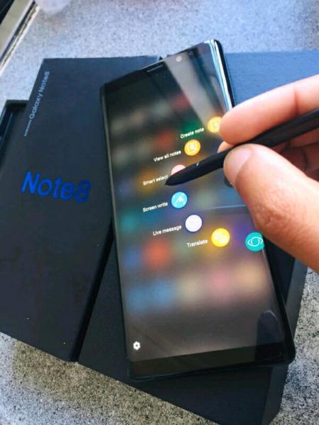 Samsung Galaxy Note 8 With Box ( Like New )