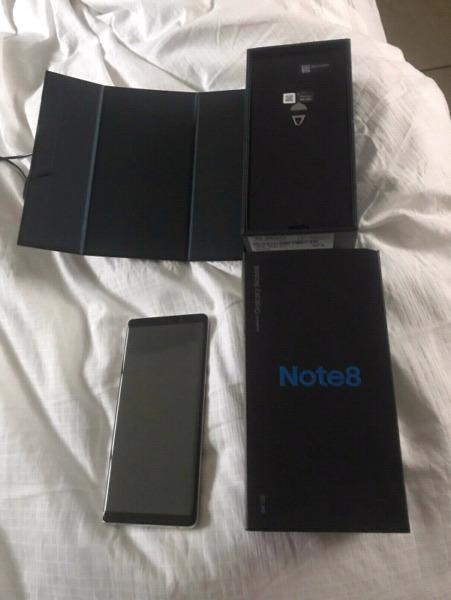 Samsung Galaxy Note 8 With Box For Sale