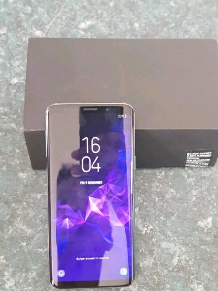Samsung Galaxy S9 With Box For Sale