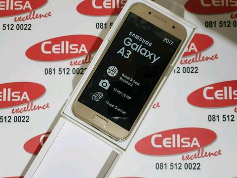 Samsung A3 Gold 2017 BRAND NEW - CellSA Original