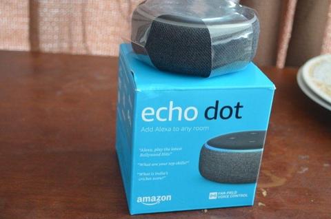 Brand-new Amazon Echo Dot (3rd Gen) - Smart speaker with Alexa