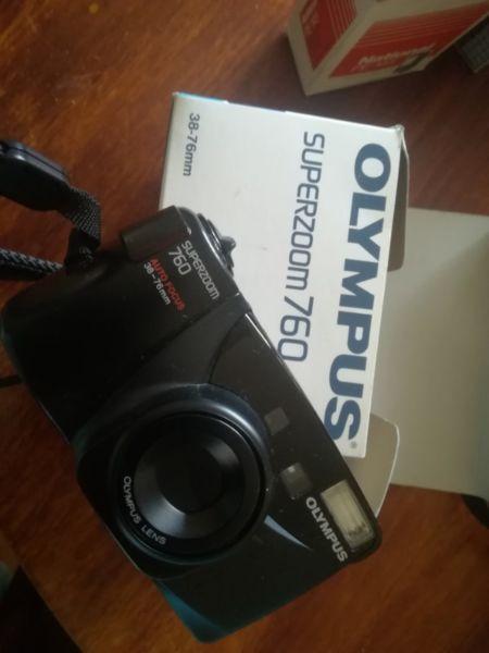 Olympus Superzoom 760 35mm Film Camera