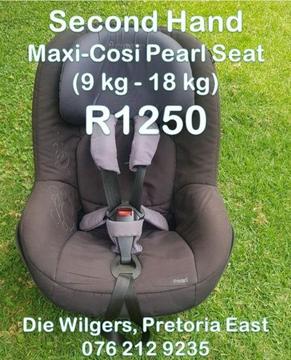 Second Hand Maxi-Cosi Pearl Seat (9 kg - 18 kg)